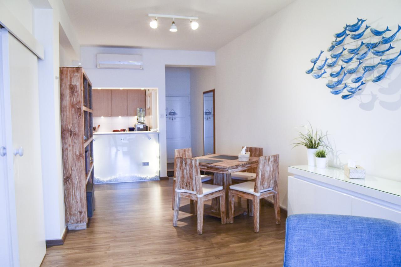 Mackenzie Beach Zen-Apartment Larnaca Bagian luar foto